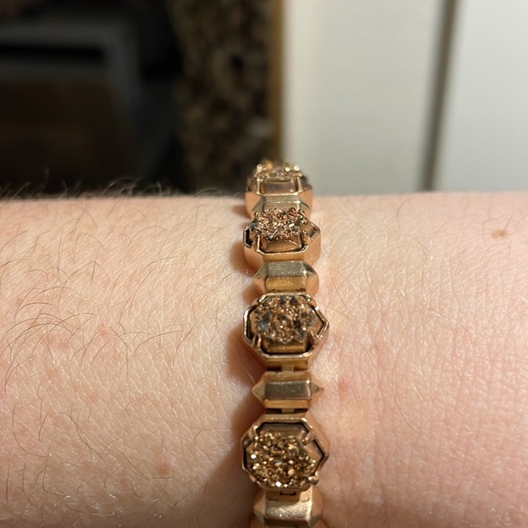 Kendra Scott Rose Gold Tara Bracelet Rose Gold Druzy - Picture 3 of 3